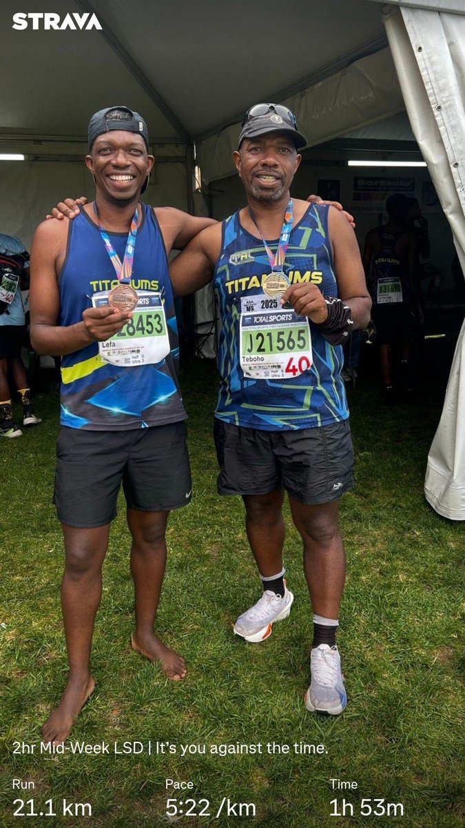 Lefa_Lemao's tweet image. We&apos;re almost there! June 8th is just around the corner. Let&apos;s push through and finish strong. We&apos;ve got this! 2hr Mid Week LSD, done!  #FetchYourBody2025
 #Titaniums
 #TeamC16
 #StayHard
#RunningWithTumiSole