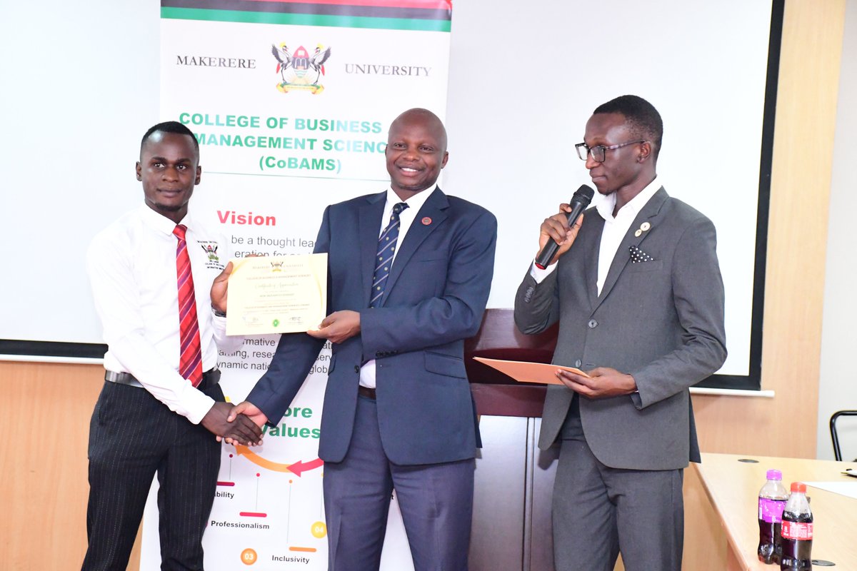 Makerere University COBAMS (@makcobams) on Twitter photo At the college Guild Leaders’ handover on 14.04.25, Deputy Principal <a href="/MakCoBAMS/">Makerere University COBAMS</a>, Prof. James Wokadala—representing the Principal <a href="/EdBbaale/">Prof. Edward Bbaale</a> reaffirmed his office’s openness to students & urged the new cabinet to be output-driven, build on past gains, & stay actively engaged. At the college Guild Leaders’ handover on 14.04.25, Deputy Principal <a href="/MakCoBAMS/">Makerere University COBAMS</a>, Prof. James Wokadala—representing the Principal <a href="/EdBbaale/">Prof. Edward Bbaale</a> reaffirmed his office’s openness to students & urged the new cabinet to be output-driven, build on past gains, & stay actively engaged.