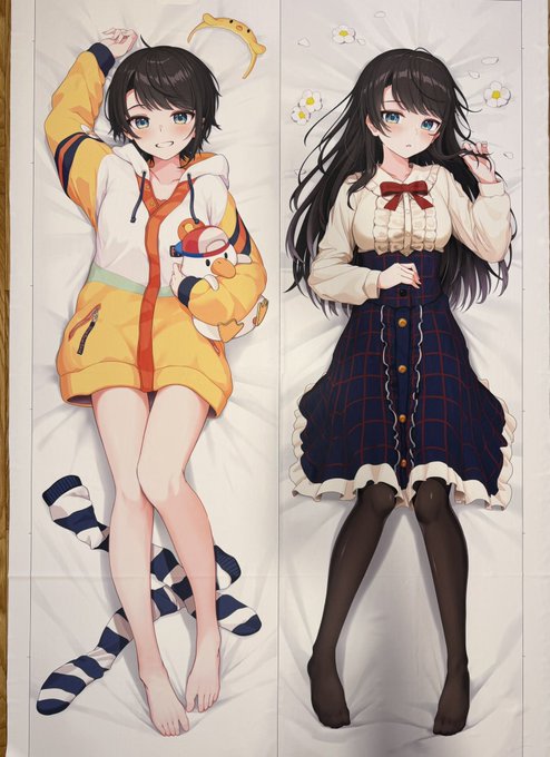 抱き枕サンプル来たーーーー!!
可愛い!デカい!!色が良い!!! 