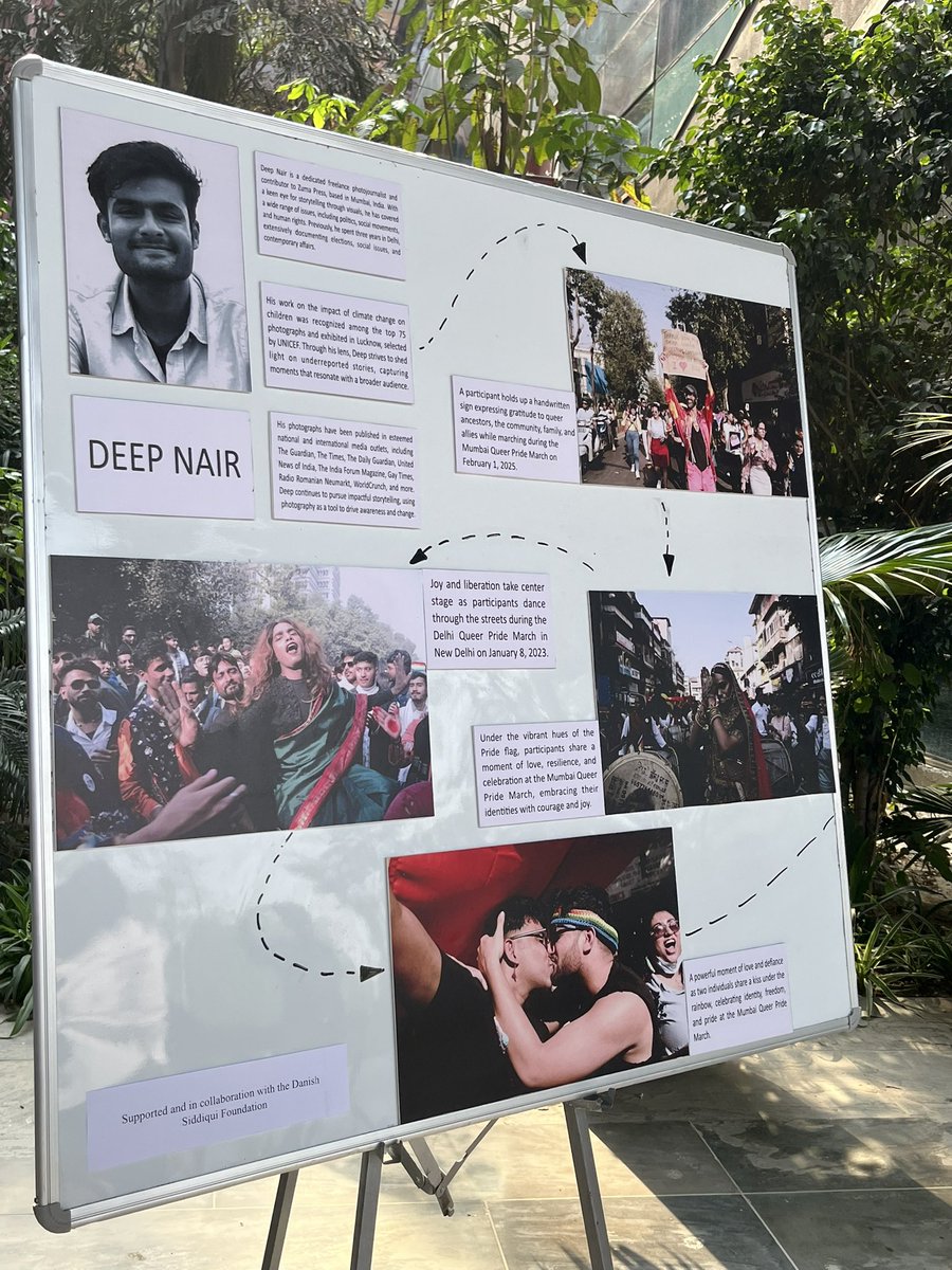 deep_nair16's tweet photo. A glimpse into the event that showcased my LGBTQ Pride photo series exhibited @JindalGlobalUNI by @DSFAsiaOrg 
#exhibition #LGBTQ #pride https://t.co/A4GQjithcc