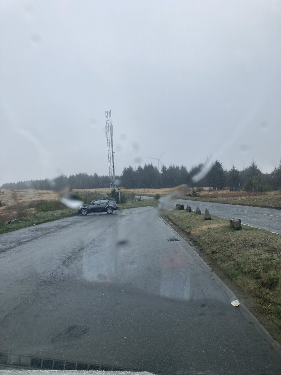 WTF snowing on the Rhigos mountain