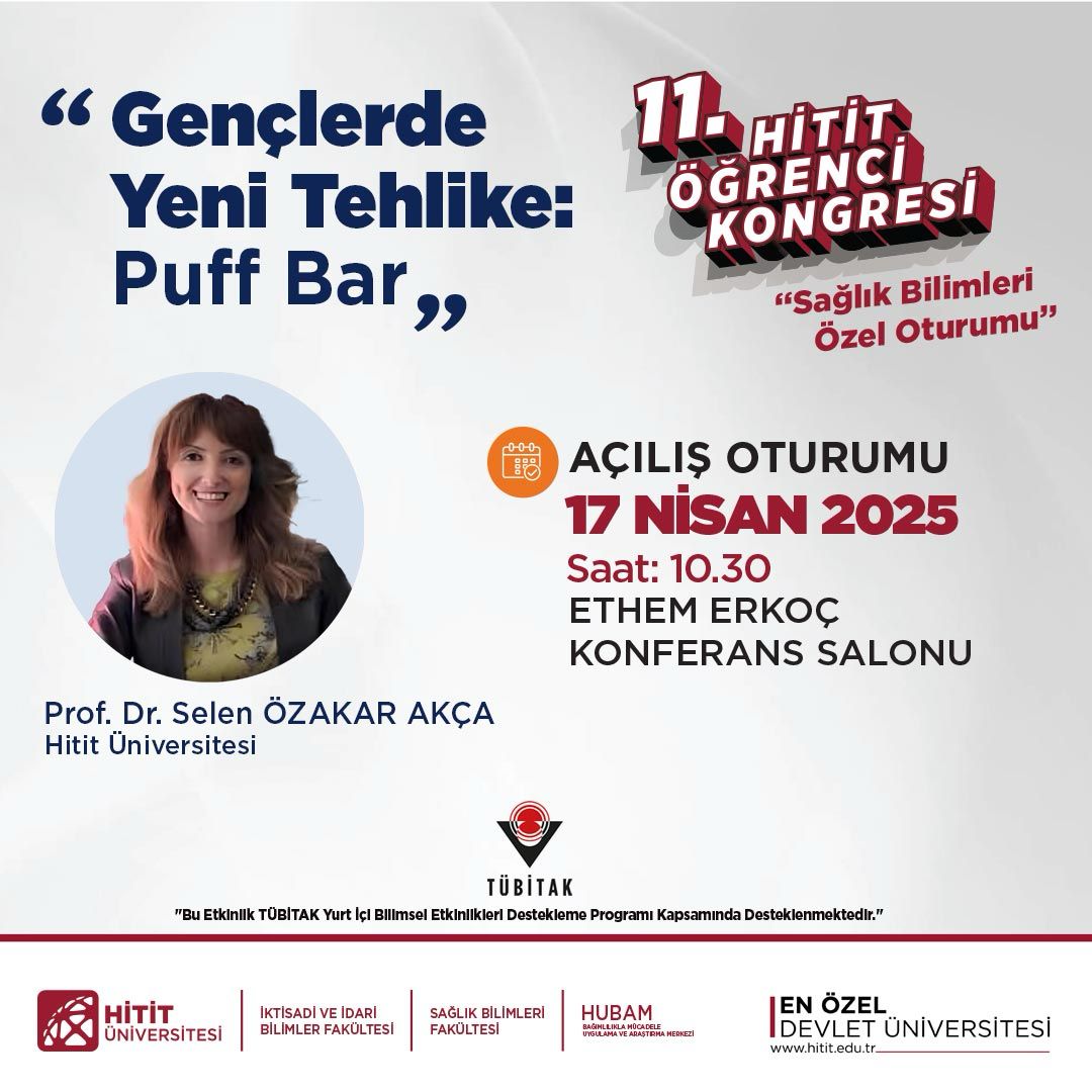 Hitit Üniversitesi (@hitukurumsal) on Twitter photo 11. HİTİT ÖĞRENCİ KONGRESİ📣
"Sağlık Bilimleri Özel Oturumu"
Açılış Oturumu👇
💬Prof. Dr. Selen ÖZAKAR AKÇA
🗓️17 Nisan 2025
⏰10.30
📍Ethem Erkoç Konferans Salonu
#HititÜniversitesi <a href="/ProfAliOzturk/">Ali Osman Öztürk</a> 11. HİTİT ÖĞRENCİ KONGRESİ📣
"Sağlık Bilimleri Özel Oturumu"
Açılış Oturumu👇
💬Prof. Dr. Selen ÖZAKAR AKÇA
🗓️17 Nisan 2025
⏰10.30
📍Ethem Erkoç Konferans Salonu
#HititÜniversitesi <a href="/ProfAliOzturk/">Ali Osman Öztürk</a>