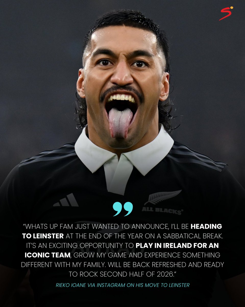 SuperSport Rugby (@ssrugby) on Twitter photo ππππππππ: Rieko Ioane has confirmed via Instagram that he will be joining Leinster at the end of the year on a sabbatical break πβοΈ ππππππππ: Rieko Ioane has confirmed via Instagram that he will be joining Leinster at the end of the year on a sabbatical break πβοΈ
