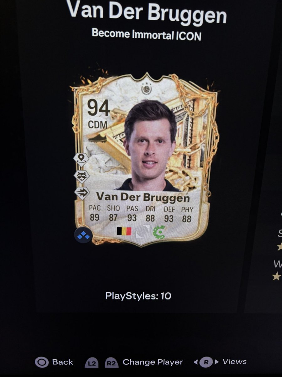 Eerste Belgische ICON op ea fc 25 <a href="/hannesvdb/">hannes vdb</a> 
Leve <a href="/cercleofficial/">Cercle Brugge</a>