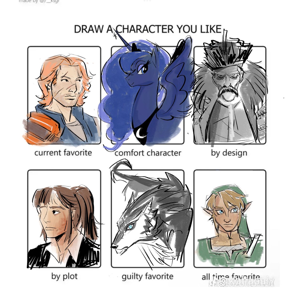 this is actually vile CAN U GUESS THESE CHARACTERS LOL 