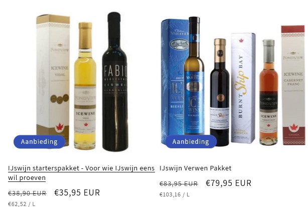Onze populaire proefpakketten zijn tijdelijk in de aanbieding! 🍷
Dé kans om de heerlijke smaken van onze (ijs)wijnen te ontdekken.
Proost! 🥂 #ijswijn #wijnliefhebber #aanbieding #wijntip
👉 ijswijnen.nl