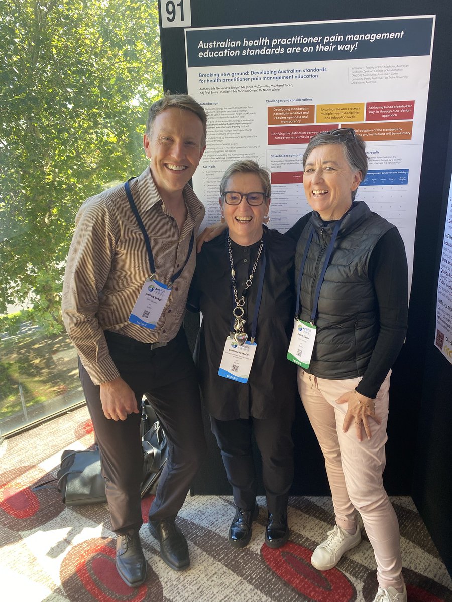 Catching up with Gen Nolan from Faculty of Pain Medicine, ANZCA about her work on Australian health practitioner pain management education standards ⁦<a href="/hels_slater/">Helen Slater</a>⁩ ⁦<a href="/AndrewMBriggs/">Andrew Briggs</a>⁩ ⁦<a href="/AusPainSoc/">Australian Pain Soc</a>⁩