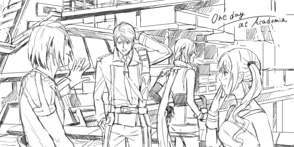 ハッピー時空アカデミアが描きたくなった
ノエセラちゃんはホープくんとお姉ちゃんに遭遇して欲しい
#ff13_2 #fanart