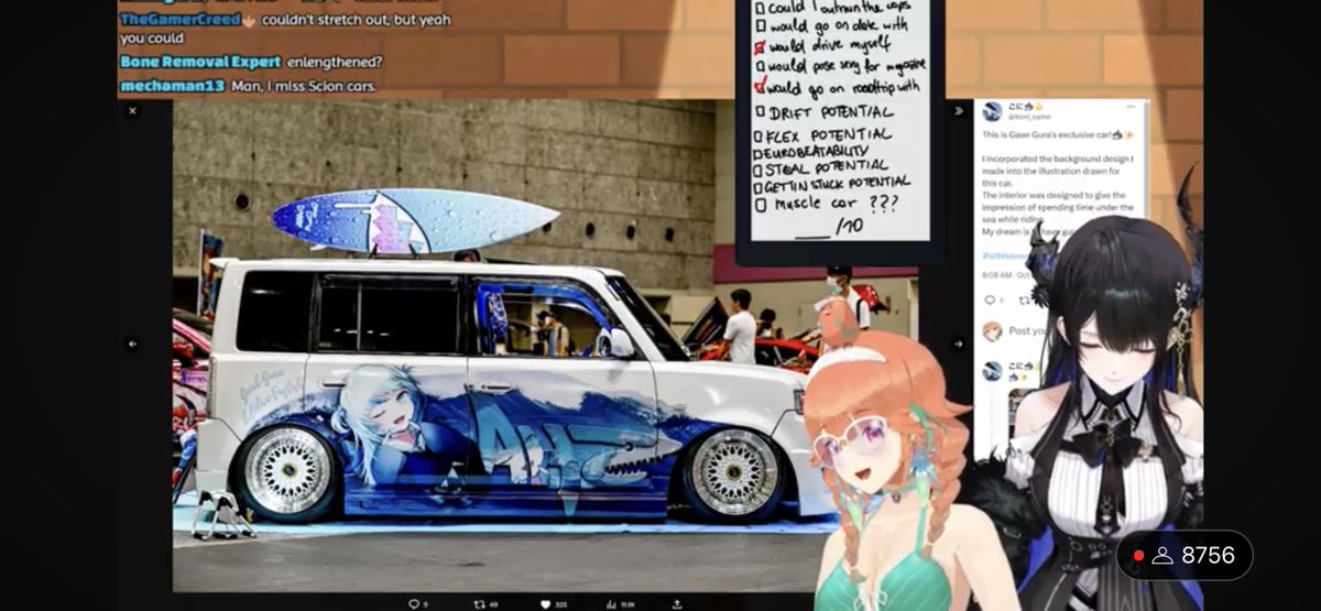 koni_same's tweet image. guraちゃん、痛車という形ではあったけど全力で推せて本当に良かったです
配信や歌声が私の支えになってくれました
私のバースデーの時もお祝いしてくれて本当に嬉しかった
卒業までちゃんと追いかけるね!
ぐらちゃん、本当に本当に有難う!!!
🤍🩵🦈🩵🤍
thank you gura!!
#gawrgura