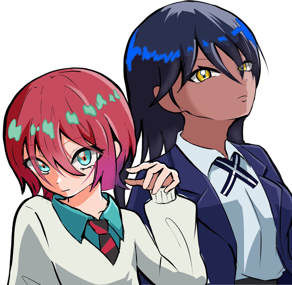 KaraZgmf's tweet photo. 再掲 マチュ ニャアン
#ジークアクス #GQuuuuuuXコンテスト #GQuuuuuuX https://t.co/W1HOCHn3rs