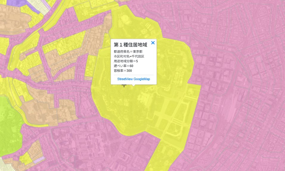 本日のいらない知識

皇居は用途地域では第一種住居地域に指定されている