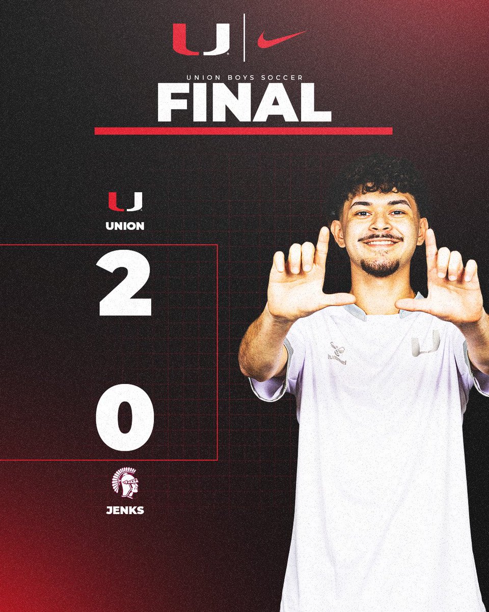 Union Athletics (@union_athletics) on Twitter photo ONE TEAM. ONE FAMILY. 🏆⚽️
Union Boys Soccer shuts down Jenks with a clean 2-0 win! Big-time performance from the squad! #GameDayVibes #BuildingChampions
<a href="/TheUFutbol/">Union Futbol</a> ONE TEAM. ONE FAMILY. 🏆⚽️
Union Boys Soccer shuts down Jenks with a clean 2-0 win! Big-time performance from the squad! #GameDayVibes #BuildingChampions
<a href="/TheUFutbol/">Union Futbol</a>