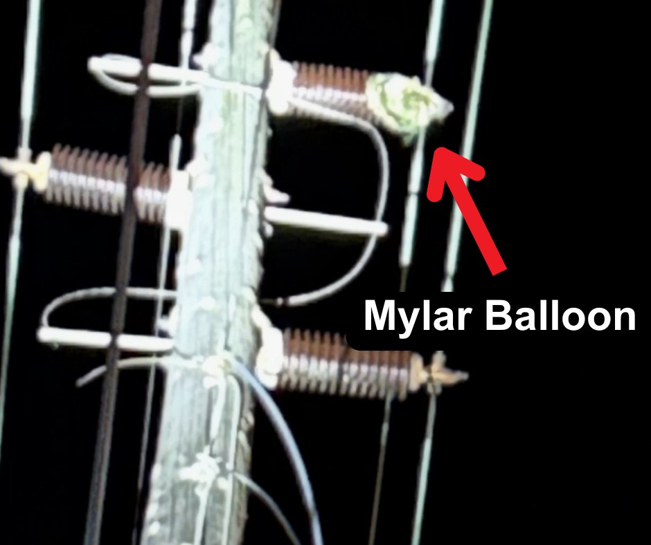 AEP Ohio (@aepohio) on Twitter photo TIFFIN and FOSTORIA update 10:27 p.m.: All customers have been restored. A Mylar balloon contacted transmission lines, causing the power outage. We appreciate your understanding as we worked as quickly as possible to restore power. TIFFIN and FOSTORIA update 10:27 p.m.: All customers have been restored. A Mylar balloon contacted transmission lines, causing the power outage. We appreciate your understanding as we worked as quickly as possible to restore power.
