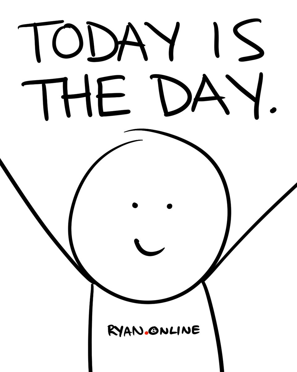 Today is the day.

To start.
To ship.
To speak up.
To take that small (or big) step.

I drew this to remind myself—and maybe you too—
that not everything needs to be perfect before you begin.

Someday is today.

Let’s goOOOoo

#GetYourShipTogether