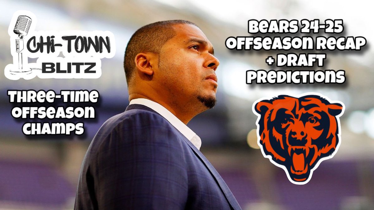 Chitownblitz's tweet image. Check out the latest pod episode where we do a full recap of Free Agency and we give our predictions for pick 10! #chicagobears #bears #nflfreeagency #NFLDraft2025 #NFLDraft
WATCH HERE: youtu.be/TZmbTnlgJkw?si…