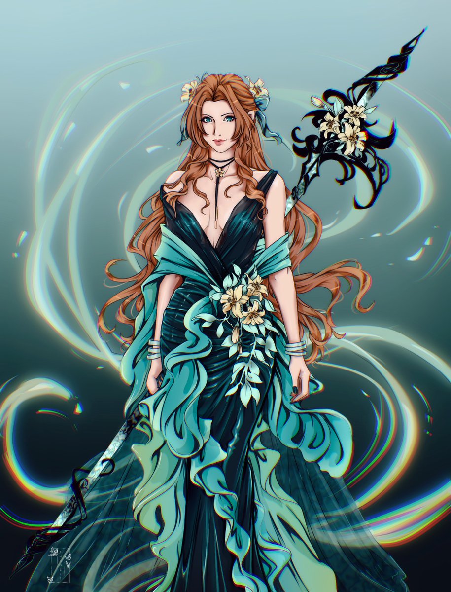 That's lifestream Aerith!