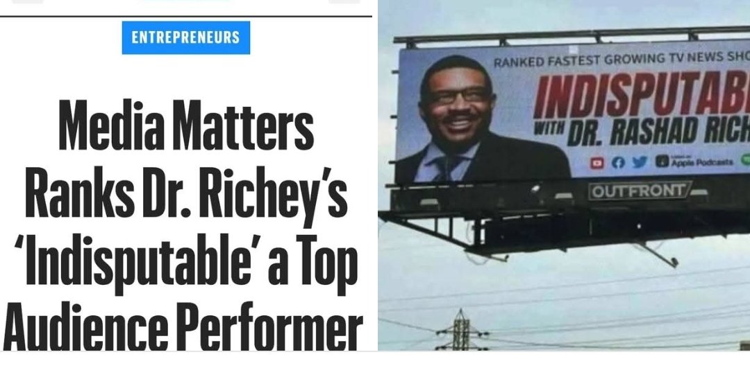 DR. RASHAD RICHEY (@rashad_richey) on Twitter photo Simply thankful for your continued love, prayers, and support. <a href="/IndisputableTYT/">Indisputable TYT</a> with Dr. Rashad Richey reaches 3.2 million people daily! -Media Matters
We will not be remembered for the fights we avoided, but the ones we did not. #StrongerTogether
FULL ARTICLE HERE > Simply thankful for your continued love, prayers, and support. <a href="/IndisputableTYT/">Indisputable TYT</a> with Dr. Rashad Richey reaches 3.2 million people daily! -Media Matters
We will not be remembered for the fights we avoided, but the ones we did not. #StrongerTogether
FULL ARTICLE HERE >