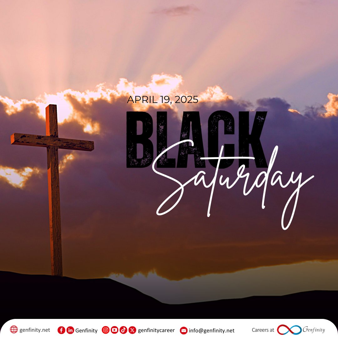 genfinitycareer's tweet image. On this Black Saturday, we pause to reflect on hope and renewal. Wishing everyone peace and serenity on this solemn day.

#Genfinity #EnablingExcellence #BlackSaturday #HopeAndRenewal #PeaceAndSerenity