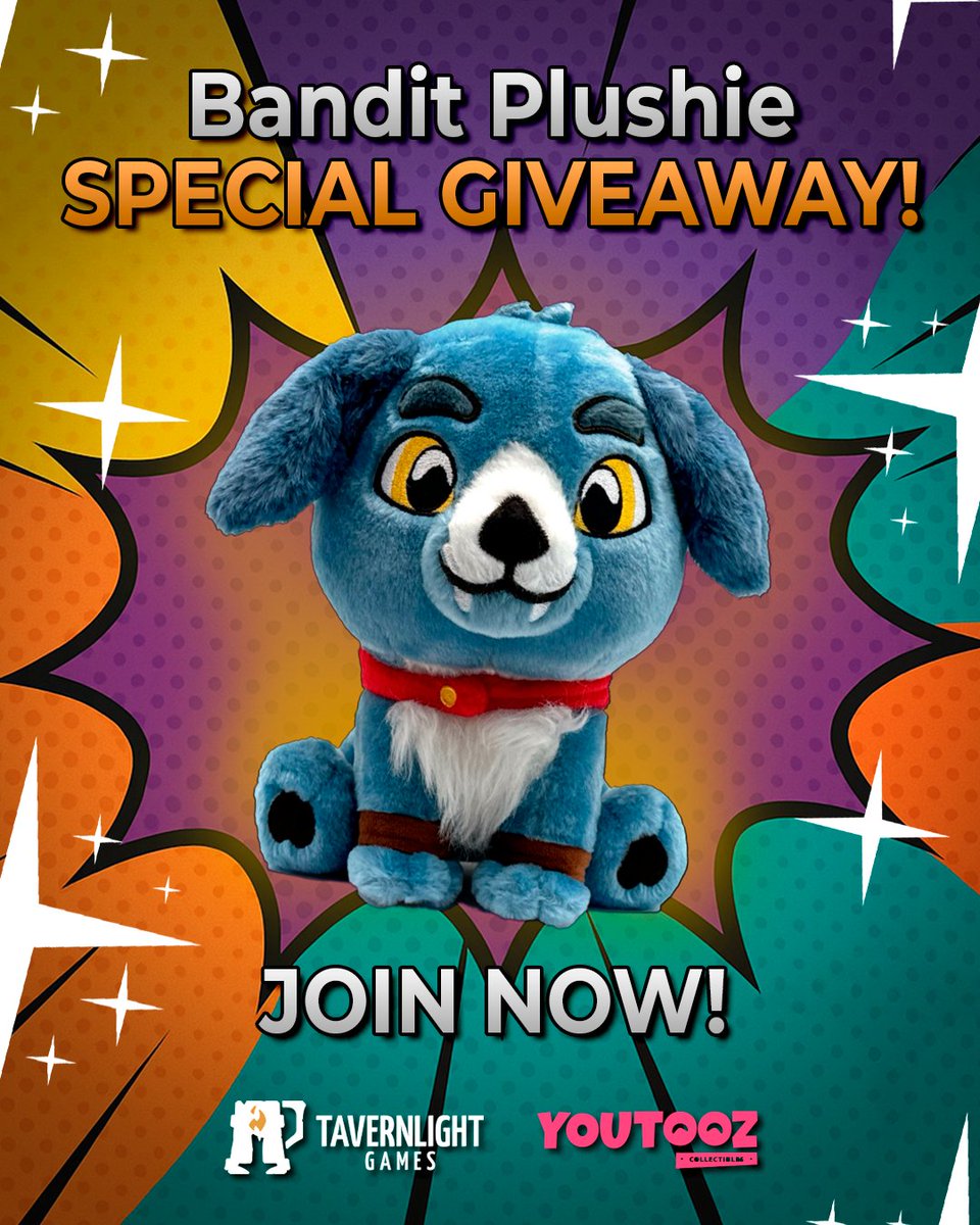 🚨 BANDIT PLUSHIE GIVEAWAY! 🚨

Look who jumped from RavenQuest into real life!

@YouTooz will be dropping the Bandit Plushie on April 18th.

But for now, we're giving away three free plushies of your favorite companion pup 🐾

Complete the "Where's Bandit?" challenge to enter!