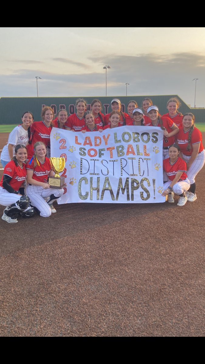 LC Lobo Softball (@monicamcclend16) on Twitter photo Lady Lobos District Champs again. Let’s Go Lobos🖤❤️🖤❤️ <a href="/CFISDAthletics/">CFISDAthletics</a> <a href="/langhamcreekhs/">Langham Creek High</a> Lady Lobos District Champs again. Let’s Go Lobos🖤❤️🖤❤️ <a href="/CFISDAthletics/">CFISDAthletics</a> <a href="/langhamcreekhs/">Langham Creek High</a>