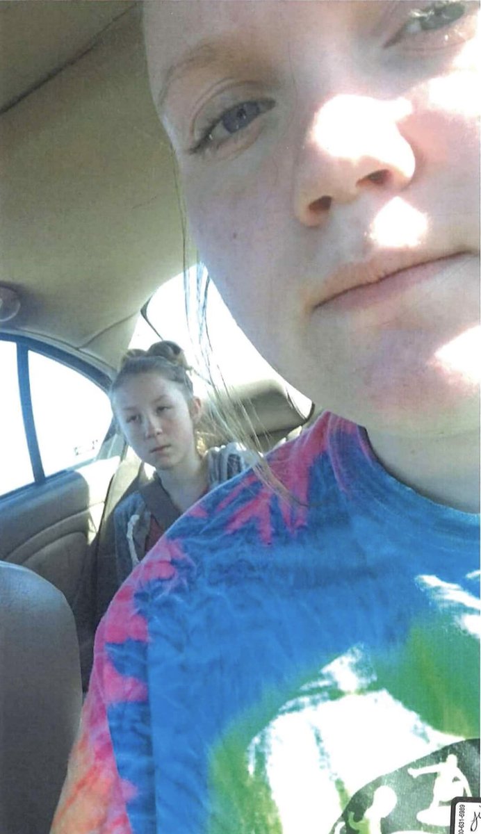 Viennahh's tweet image. Does this look like 2 happy girls singing in the car to Twenty one Pilots : Heathens? 🎶

With the windows rolled down having a blast?

I’ve seen hundreds of pictures of Libby &amp;amp; Abby, this is the first time I’ve seen them without a smile, just serious, why?

#delphi #abbyandlibby