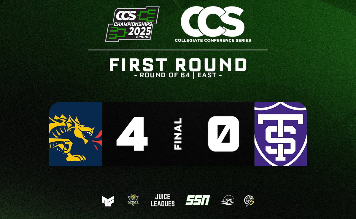 Collegiate Conference Series (@collegiateccs) on Twitter photo #1 DREXEL REMAIN PERFECT AND SWEEP #16 ST THOMAS!
<a href="/drexel_esports/">Drexel Esports</a> are through to the Round of 32 and will take on #8 South Carolina or #9 San Jose State next Friday April 25th! #1 DREXEL REMAIN PERFECT AND SWEEP #16 ST THOMAS!
<a href="/drexel_esports/">Drexel Esports</a> are through to the Round of 32 and will take on #8 South Carolina or #9 San Jose State next Friday April 25th!