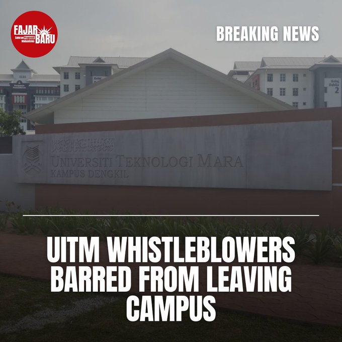Breaking News: UiTM Whistleblowers Barred from Leaving Campus