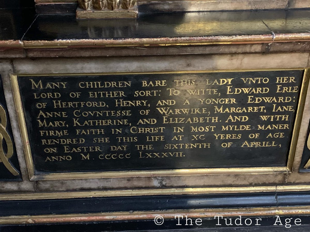 TudorAge1973's tweet photo. #OTD
16th April 1587
Anne Seymour, Duchess of Somerset, Countess of Hertford & Viscountess Beauchamp died at Hanworth Place, Middlesex.
https://t.co/uM0zaSHa5l
#AnneSeymour #DuchessofSomerset #CountessofHereford #ViscountBeauchamp #Tudors #History https://t.co/JNHckh12zo