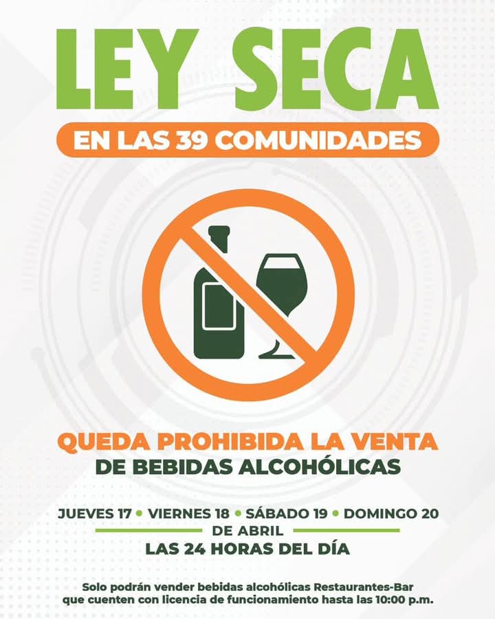 En sesión de #Cabildo aprobamos que se establezca #LeySeca en las 39 comunidades de #Huamantla y la cabecera municipal en esta Semana Santa. 
El propósito es reducir la posibilidad de accidentes y conflictos sociales, pero sin afectar al sector turístico.
