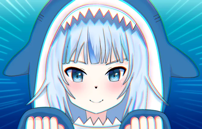 サメちゃん(過去絵) #gawrt