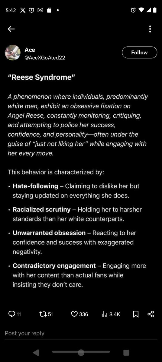You swear Black people playing the race card. Why was a race card made? What did you do or continue to do? Don't tell me shit about a race card when you show your racist hatred every day against this woman <a href="/Reese10Angel/">Angel Reese</a> .