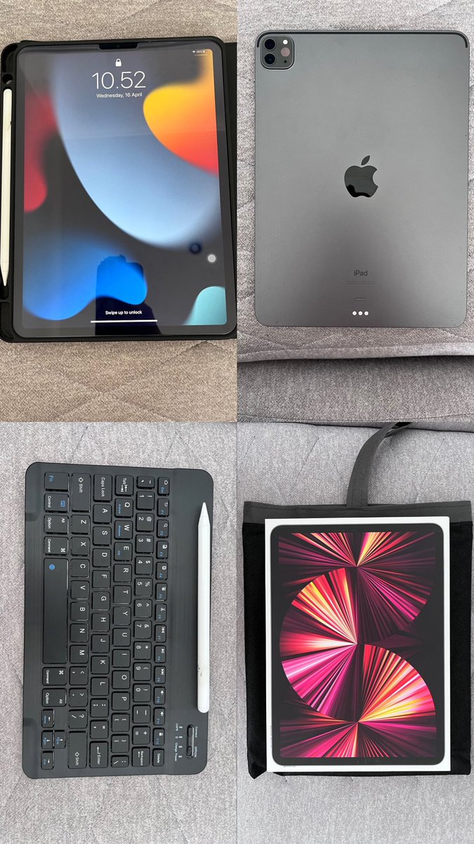 angkyoct's tweet photo. wts ipad pro M1 11 inch 128gb gen 3 wifi only
• fullset
• ex ibox, kondisi mulus
• harga: Rp.9.000.000,- (free pencil merk usams, case, keyboard)

minat dm yaa. https://t.co/S1ZCWdpy0p