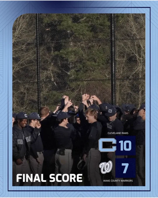 Image from Cleveland Rams Baseball (@ClevelandRams)