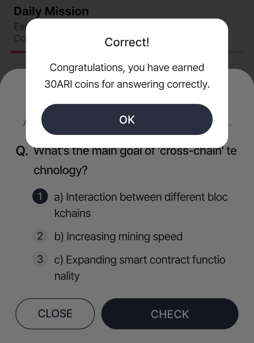 B_Versee's tweet image. GM my beautiful people of Web3.

⛓️ AriWallet quiz answer.
🗓️ 16.04.2025

✅ Answer :  ( A ) 
✅ Daily Check in 
✅ Daily Quiz 

You want to start your journey, you can start here👇

 📥Download :tinyurl.com/4kdecrmr
📌 Reff Code : 678e40dedab33

#Ariwallet #arichain $ARI