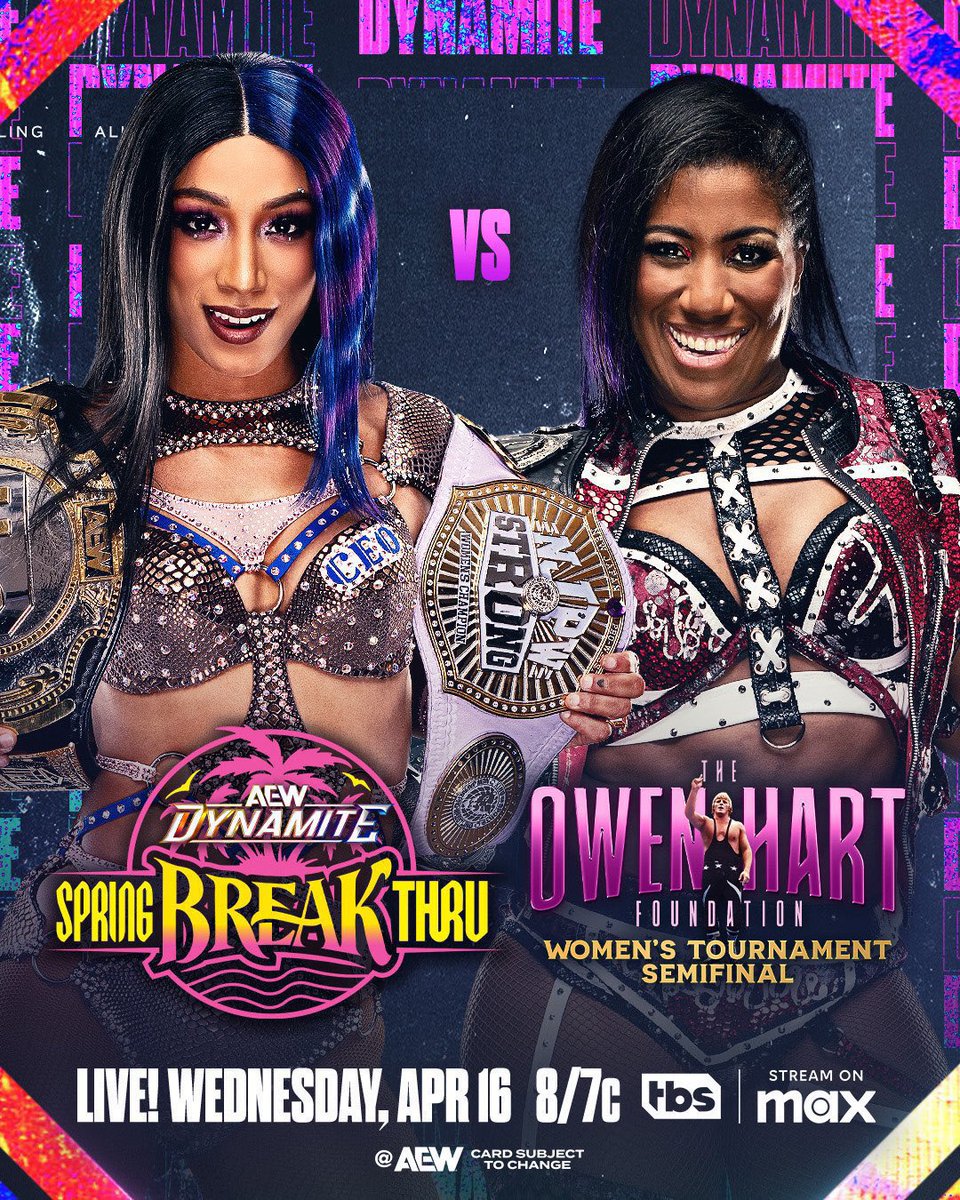 Say it with me kids “On a Fucking Wednesday”… #AEWDynamite