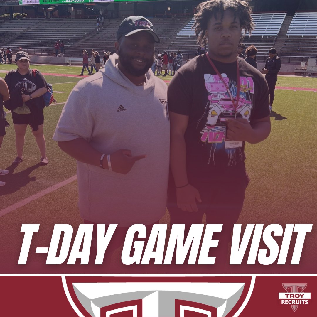 TroyReport (@troy_report) on Twitter photo T-DAY: Jacob Steele <a href="/jacobQsteele/">jacob steele</a> told us had a great time at <a href="/TroyTrojansFB/">Troy Trojans Football 8x⚔️</a> today!
<a href="/CoachJMann919/">Justin Manning</a> T-DAY: Jacob Steele <a href="/jacobQsteele/">jacob steele</a> told us had a great time at <a href="/TroyTrojansFB/">Troy Trojans Football 8x⚔️</a> today!
<a href="/CoachJMann919/">Justin Manning</a>