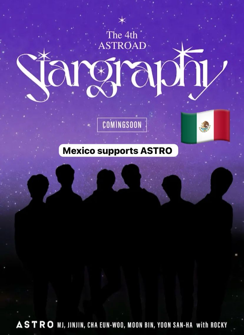 dianavela2404's tweet photo. "STARGRAPHY"는 라틴 아메리카 전역에서 빛날 것이며, 4번째 ASTROAD는 AROHA에게 꿈이 이루어진 것입니다! OT6 영원하라, 아스트로 파이팅! 💜

ASTRO &amp; ROCKY TOGETHER
#STARGRAPHY_COMINGSOON #ASTRO #KOREA #AROHA #아스트로 #AROHALATAM
@offclASTRO @p_rockyent https://t.co/GTXtIzNPrl