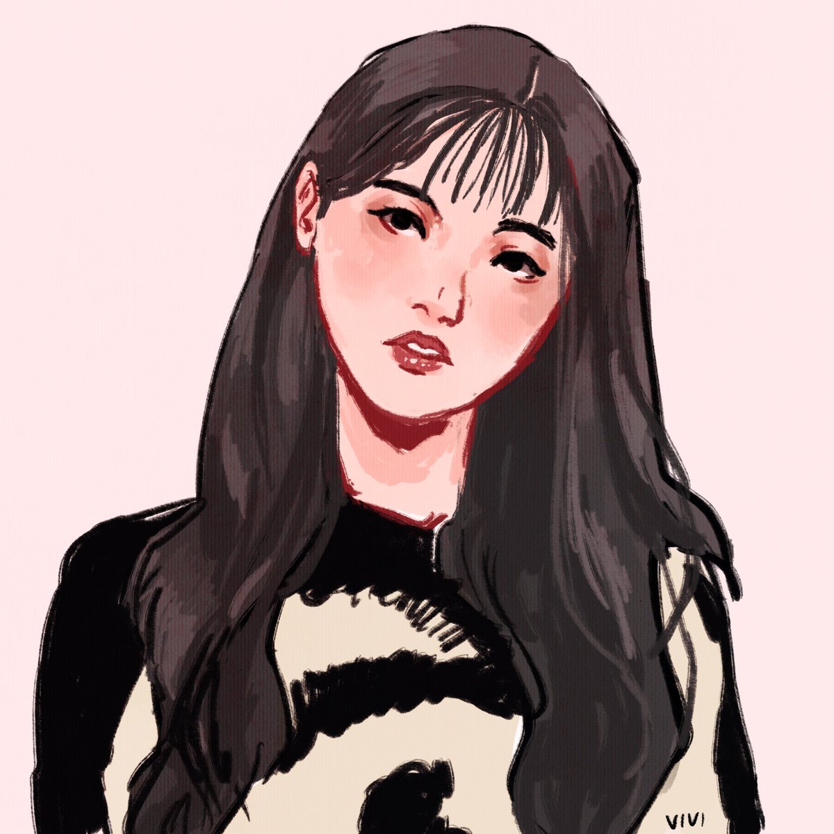 hypnocute's tweet photo. so excited to reveal my new ~mesmerizing~ pfp!! commed from the amazing @delightfulvivi 🖤🤍🩷 https://t.co/74liXAJdmj
