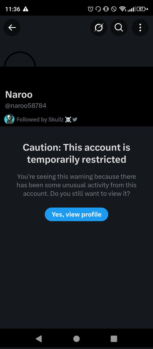 They restricted my second account!?