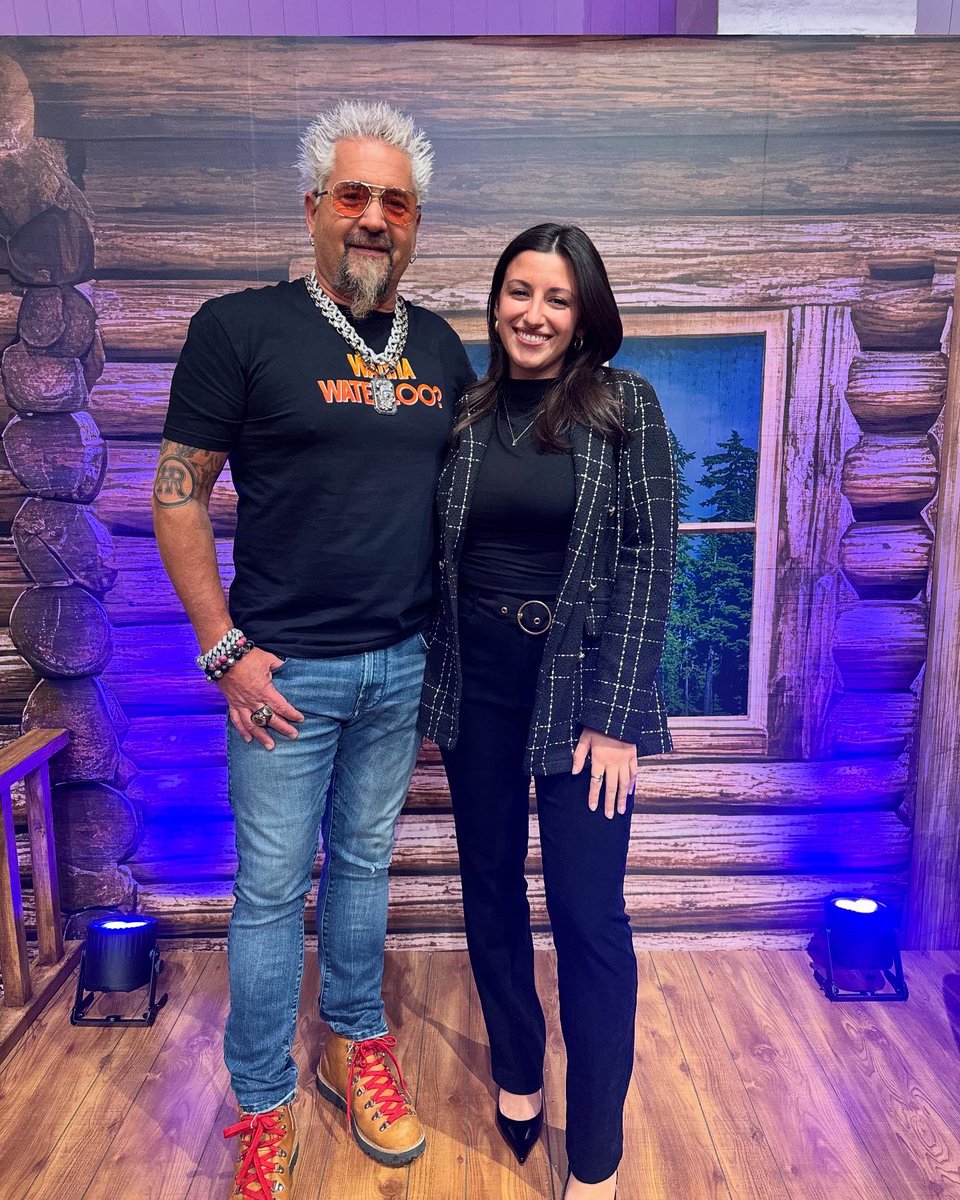 atstabile's tweet photo. Jokes aside, @GuyFieri  it was a pleasure to chat with you https://t.co/buKtcUxaF0
