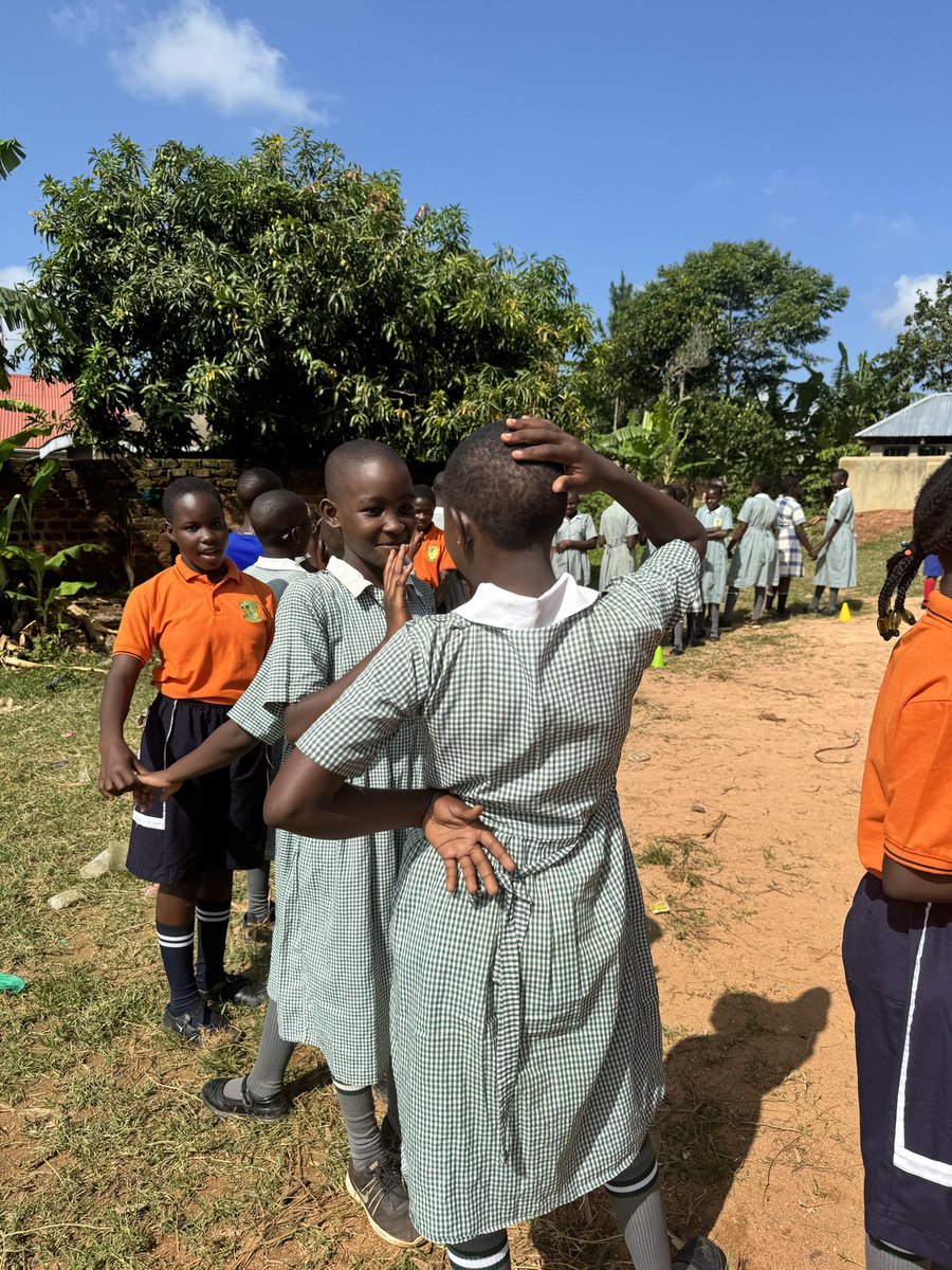 AssortedAfrica's tweet photo. Play is a form of interaction that  fosters great social connection between individuals living in a particular community. Our #wellnessfields outreach camp was at Grace Primary school. We played, danced did sing as we had conversations around mental health &amp; wellness https://t.co/4V0YIrb75H