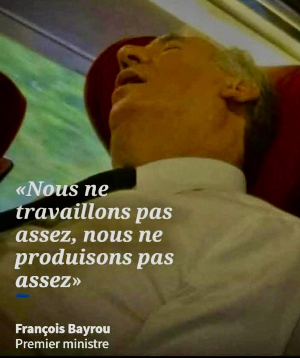 ⚠️ Non mais allo le gouvernement ?
<a href="/bayrou/">François Bayrou</a> : “On bosse pas assez.”
Un boulanger qui veut bosser le 1er mai ? → 750€ d’amende. 🥖

Moi je suis restaurateur.
Le 1er mai, on bosse.
On paie double. 💶
On ferme nos gueules.

Laissez bosser les artisans 🇫🇷!
Foutez la paix à ceux qui