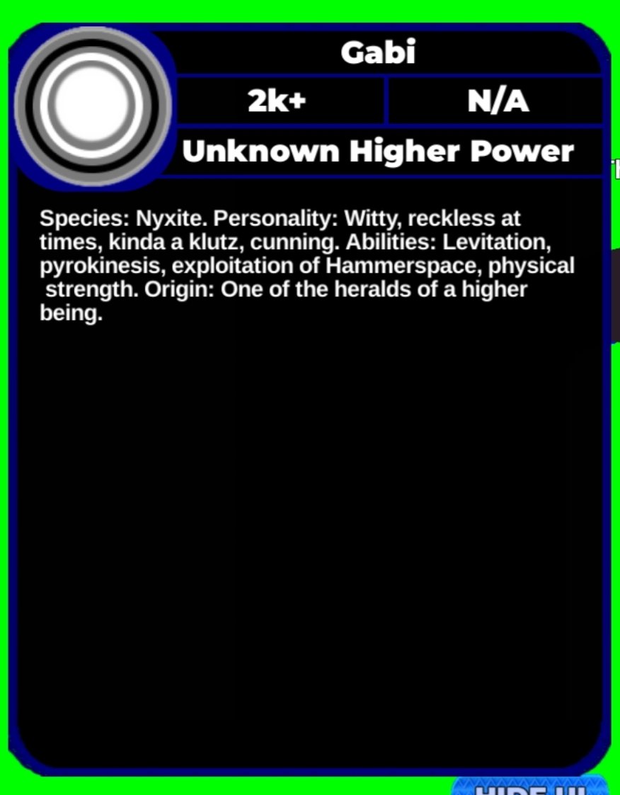 CaliopeFritz's tweet image. Behold! Gabi the Nightshade Fool!
#roblox #pulserp