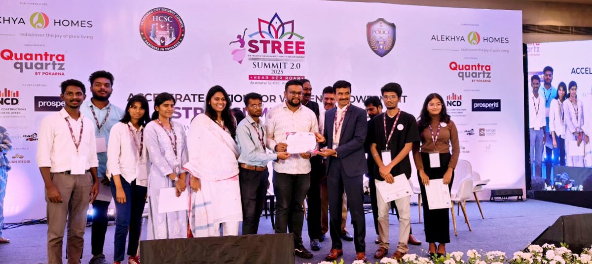 Youngistaan Foundation (@youngistaanfdn) on Twitter photo Our volunteer supported the organizing of the #STREESummit, a flagship event by Hyderabad City Security Council (HCSC), dedicated to empowering women in safety and security.
<a href="/hydcitypolice/">Hyderabad City Police</a> Our volunteer supported the organizing of the #STREESummit, a flagship event by Hyderabad City Security Council (HCSC), dedicated to empowering women in safety and security.
<a href="/hydcitypolice/">Hyderabad City Police</a>