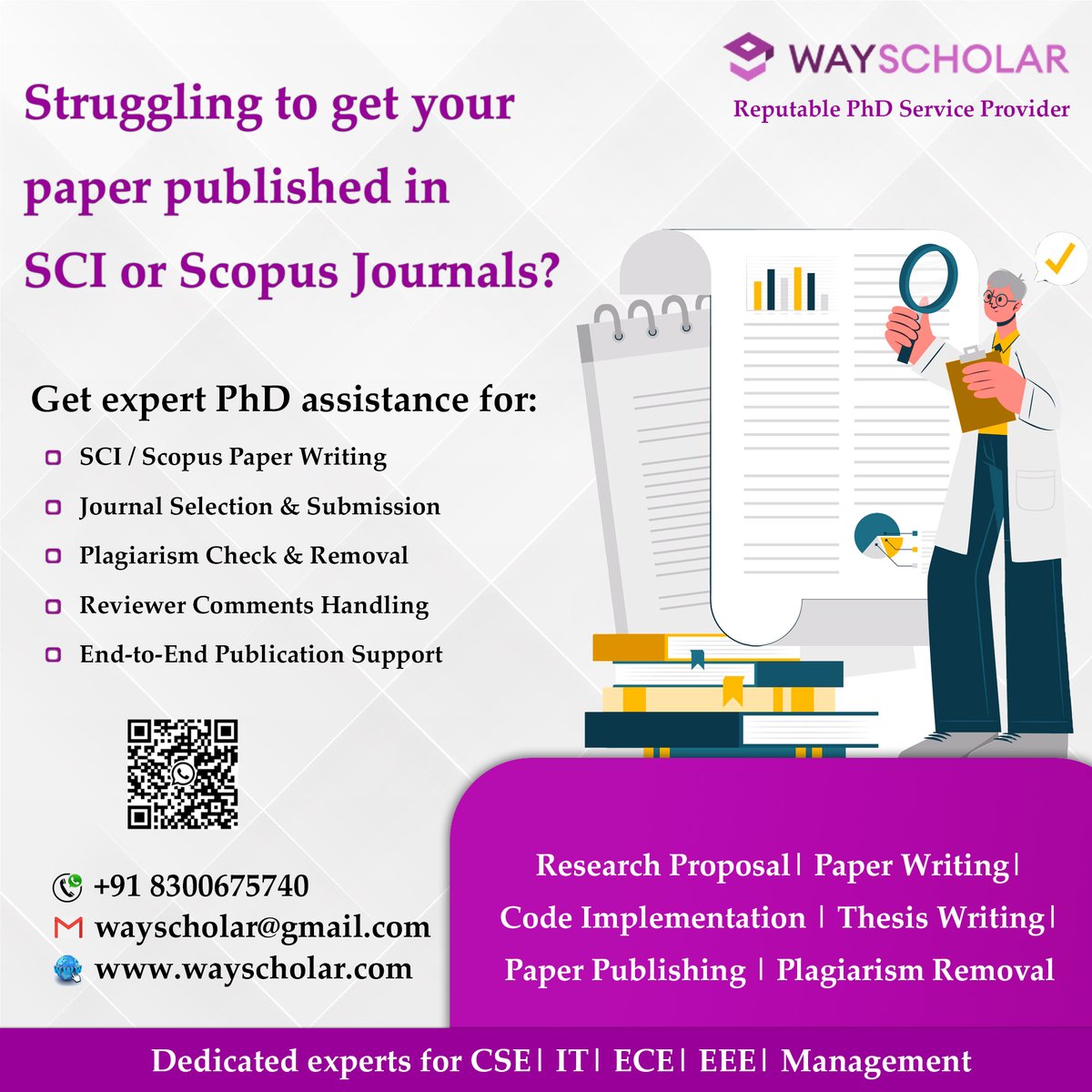 wayscholar's tweet image. #PhDassistance #PhDsupport #PhDGuidance #PhDhelp #PhDResearch
#PhDAssistance #SCIPublication #ScopusSupport #PhDHelp #ThesisWriting #ResearchSupport #JournalPublication #WayScholar #TrivandrumPhDHelp