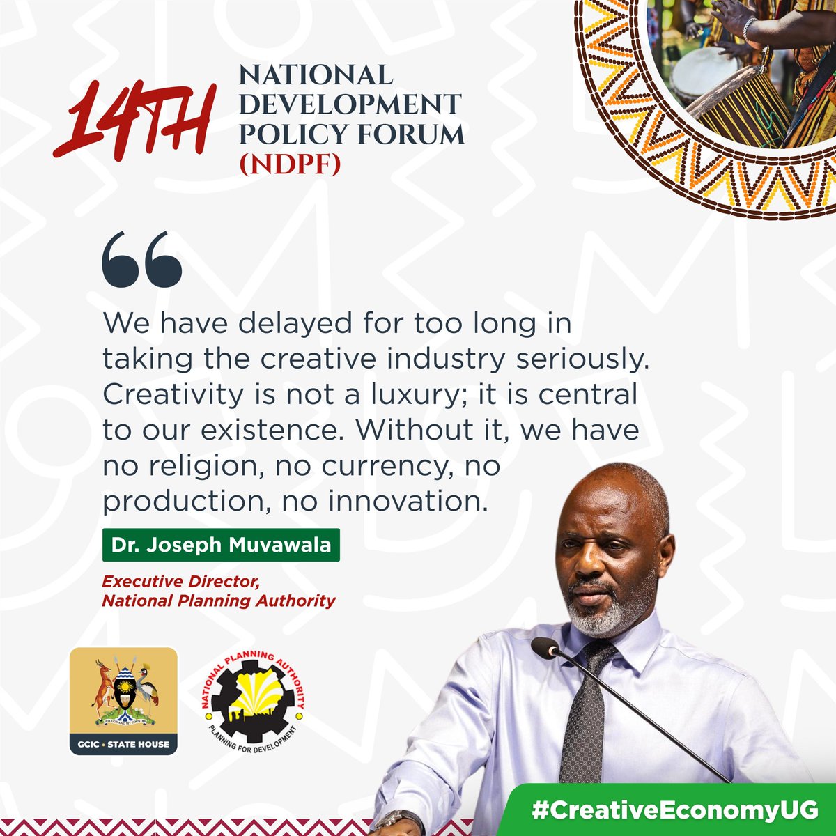 The creative economy is vital for job creation, exports, and national identity in Uganda. 
#CreativeEconomyUG 
#OpenGovUg