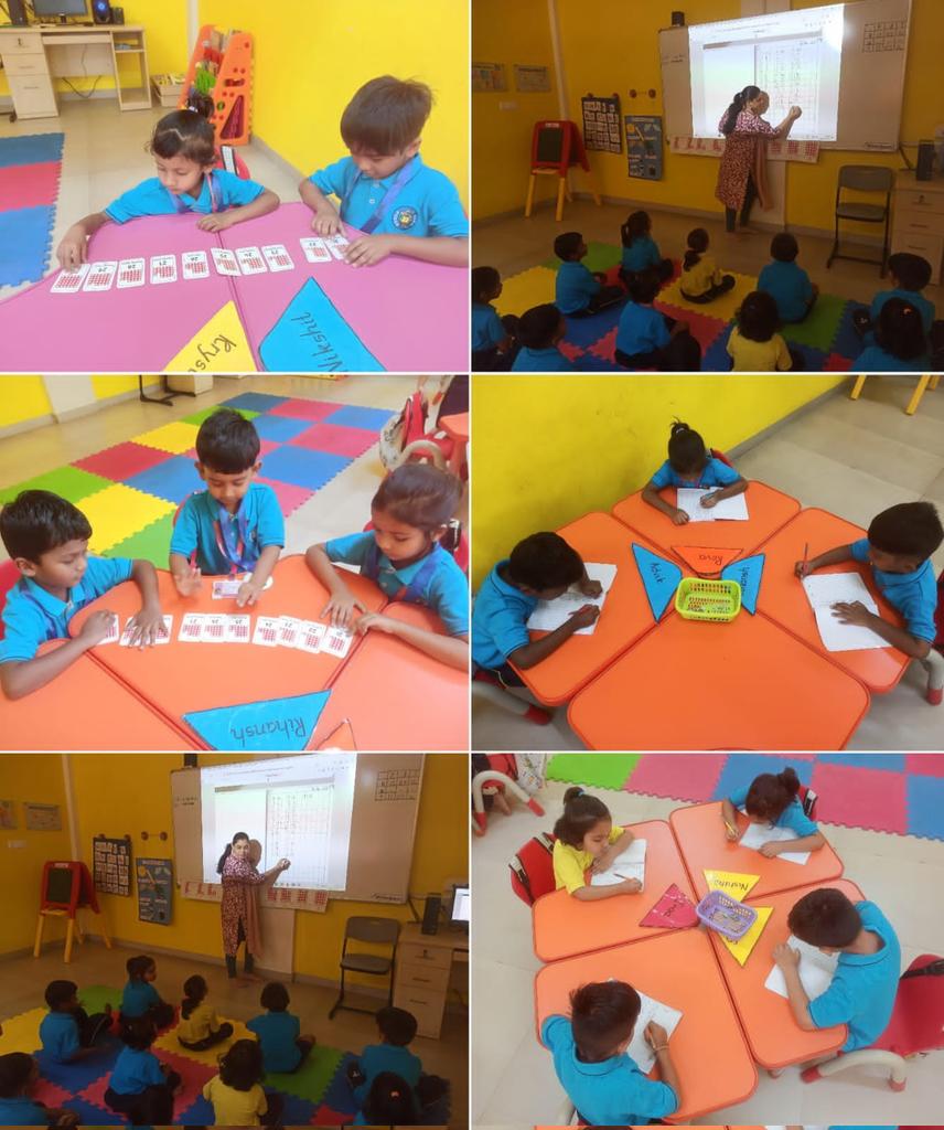 PJKBramhapuri's tweet photo. Day-6Numeracy- Sequencing Numbers 21-30During Number Magic,our learners of https://t.co/GYO5hUrtgC learnt that numbers follow a sequence through different activities like card sequence,writing numbers in a notebook.
#podarprep #kindergarten ##numeracy
Sr.KG-B(Daffodil) https://t.co/uOh5WURuO4