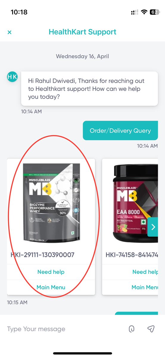 _mrhacks's tweet photo. @Healthkart is doing fraud with customer. 
They are sending the wrong local products. I recently purchased a whey protein of muscle blaze and that protein is not consumable. When I consume that I feel like vomit and they are not replacing or returning the product. 
@MuscleBlaze https://t.co/DOZRJdRcRs