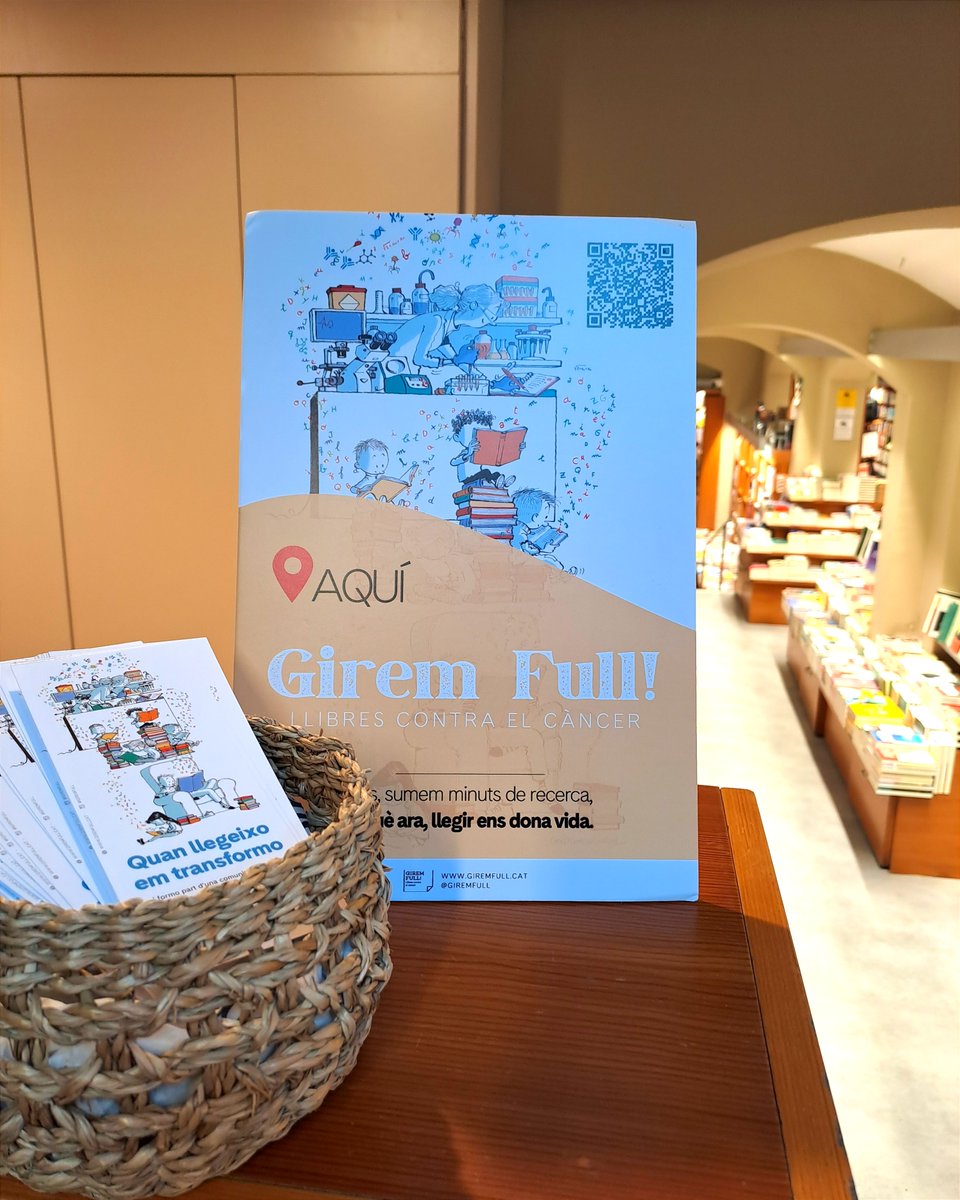 laie (@laietana) on Twitter photo 📣 Recordeu: teniu fins a #SantJordi per omplir el vostre punt de llibre i sumar-vos a <a href="/giremfull/">Girem full!</a>! 🙌🔬
ℹ️ Els trobareu a #LaieLlibreriaCafè i altres llibreries Laie de Barcelona!
👉 bit.ly/Laie_amb_Girem…
#GiremFull #LlibresContraElCancer #LaieCulturaResponsable 📣 Recordeu: teniu fins a #SantJordi per omplir el vostre punt de llibre i sumar-vos a <a href="/giremfull/">Girem full!</a>! 🙌🔬
ℹ️ Els trobareu a #LaieLlibreriaCafè i altres llibreries Laie de Barcelona!
👉 bit.ly/Laie_amb_Girem…
#GiremFull #LlibresContraElCancer #LaieCulturaResponsable