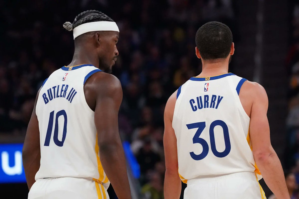 TrashTalk_fr's tweet photo. Jimmy Butler : 38 points, 7 rebonds, 6 passes, 3 interceptions, 12/20 au tir et 12/18 aux lancers. 

Stephen Curry : 37 points, 8 rebonds, 4 passes, 1 interception à 9/22 au tir, 6/13 de loin, 12/12 au lancers, les deux flèches du parking décisives.  

Duo 🔵🟡 https://t.co/L6tCBQPWz6